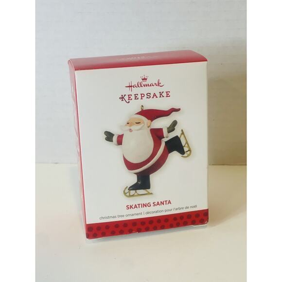 Hallmark Keepsake Ornament Skating Santa Limited Edition (2013) - Picture 4 of 5